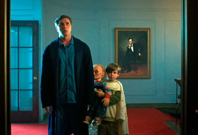 Стоп-кадр из 6 серии 3 сезона сериала Чаки